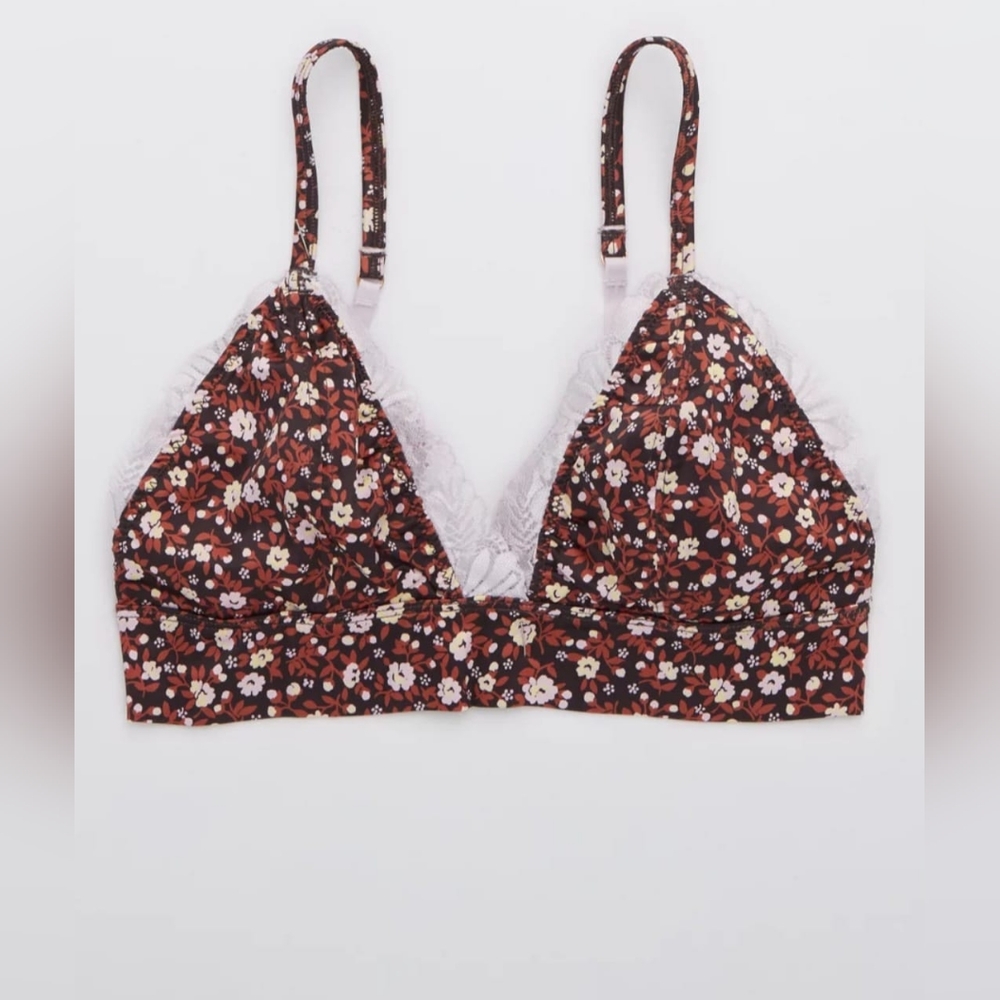 New aerie shine triangle bralette xxl